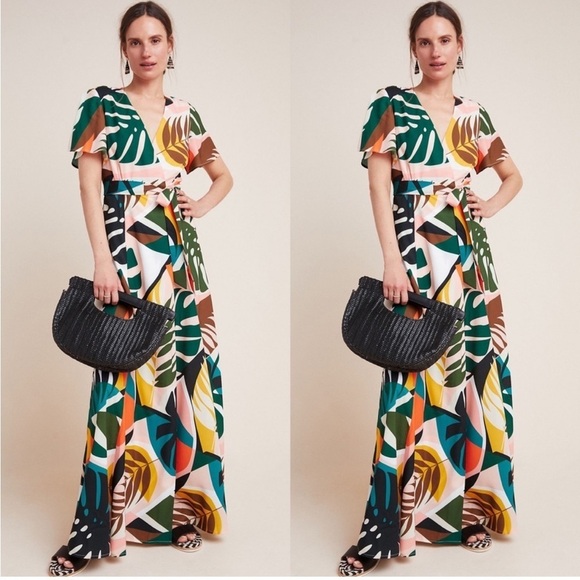 Anthropologie X Hutch Tropical Maxi Dress - Picture 2 of 11